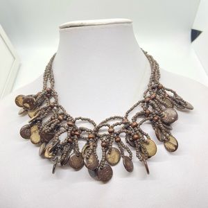 Wood necklace